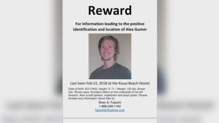 Alexander ‘Alex’ Gumm Missing in Kauai Since 2018 , Musician’s Disappearance Remains Unsolved