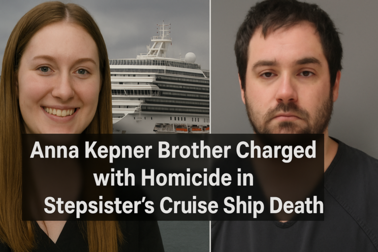Anna Kepner Brother Charged with Homicide in Stepsister’s Cruise Ship Death
