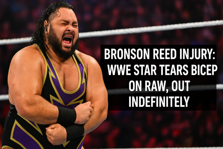 Bronson Reed Injury: WWE Star Tears Biceps on Raw, Out Indefinitely