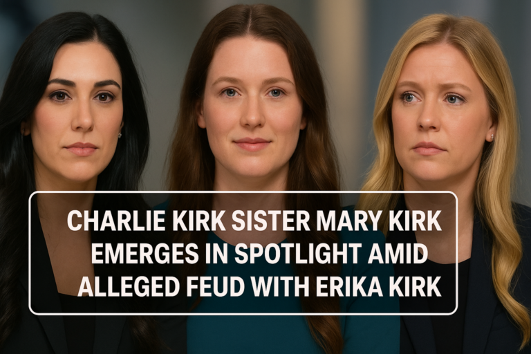 Charlie Kirk Sister Mary Kirk Emerges in Spotlight Amid Alleged Feud with Erika Kirk