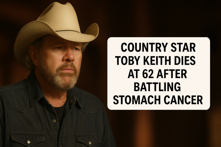 Country Star Toby Keith Dies at 62 After Battling Stomach Cancer