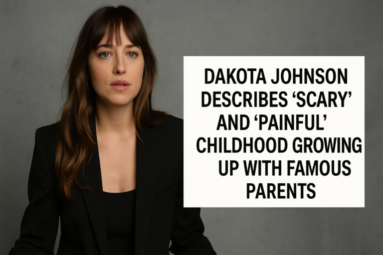 Dakota Johnson Describes ‘Scary’ and ‘Painful’ Childhood Growing Up with Famous Parents