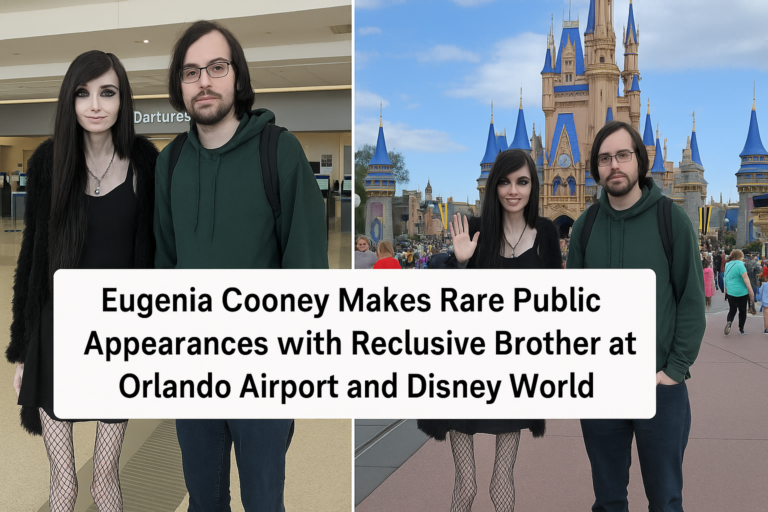 Eugenia Cooney Makes Rare Public Appearances with Reclusive Brother at Orlando Airport and Disney World