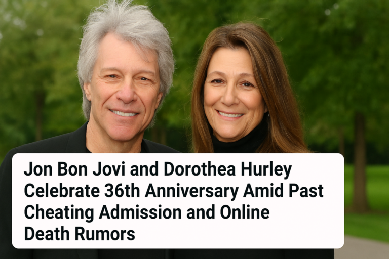 Jon Bon Jovi and Dorothea Hurley Celebrate 36th Anniversary Amid Past Cheating Admission and Online Death Rumors