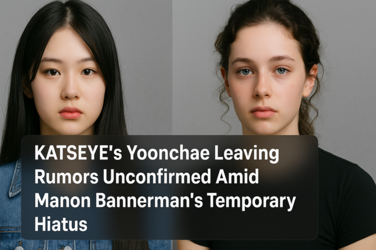 KATSEYE’s Yoonchae Leaving Rumors Unconfirmed Amid Manon Bannerman’s Temporary Hiatus