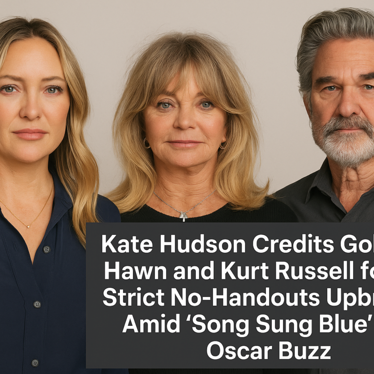 Kate Hudson Credits Goldie Hawn and Kurt Russell for Strict No-Handouts Upbringing Amid Song Sung Blue Oscar Buzz