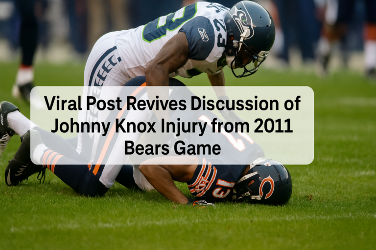 Viral Post Revives Discussion of Johnny Knox Injury from 2011 Bears Game