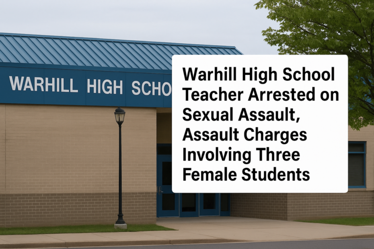 Warhill High School Teacher Arrested on Sexual Assault, Assault Charges Involving Three Female Students